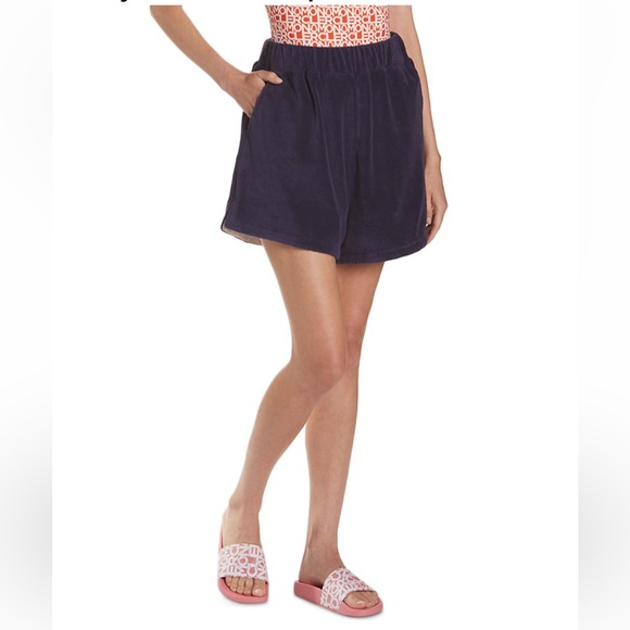 Authentic NWT Moncler Terry Swim Cover Up Shorts - Picture 3 of 9